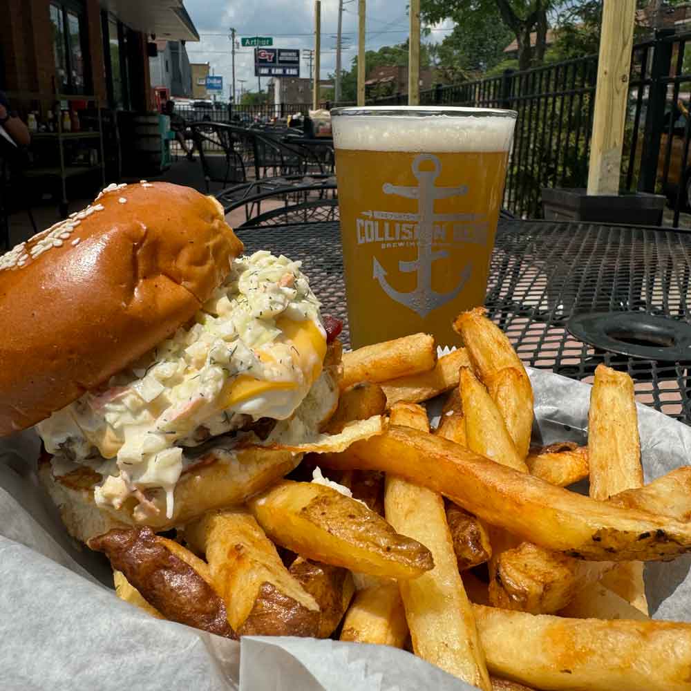 June burger of the month at Buckeye Beer Engine